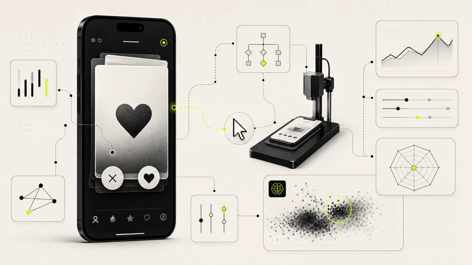 Automating a dating app with Appium and AI project cover