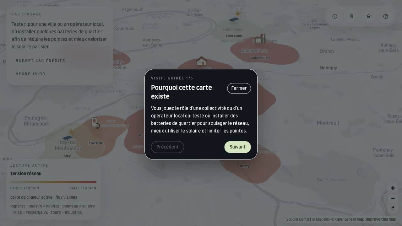 GridPilot, vue 1 sur 3