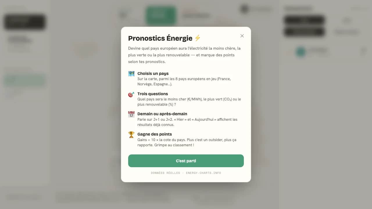 Energy Bet, vue 1 sur 3
