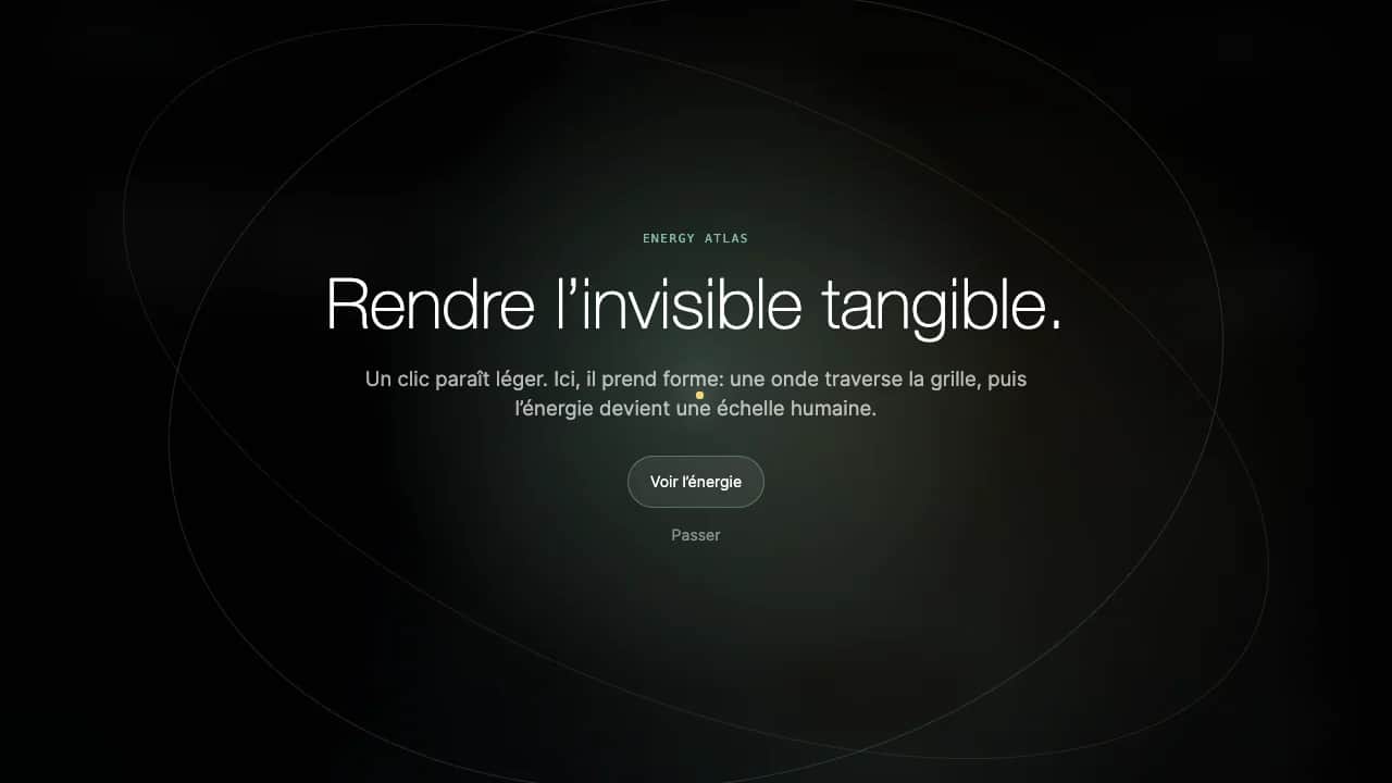 Energy Atlas, vue 1 sur 3