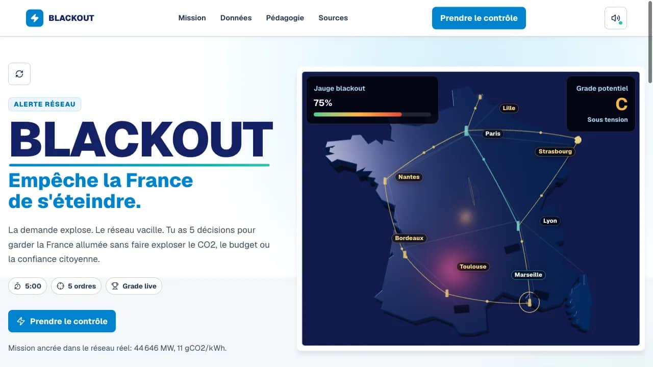 BLACKOUT, vue 1 sur 3